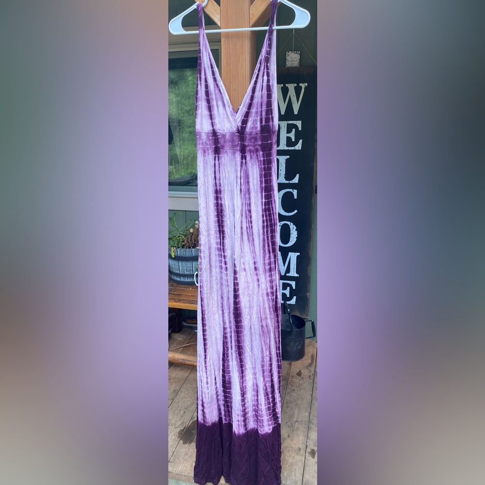 ARDEN B. Purple Ty- dyed Maxi Dress
